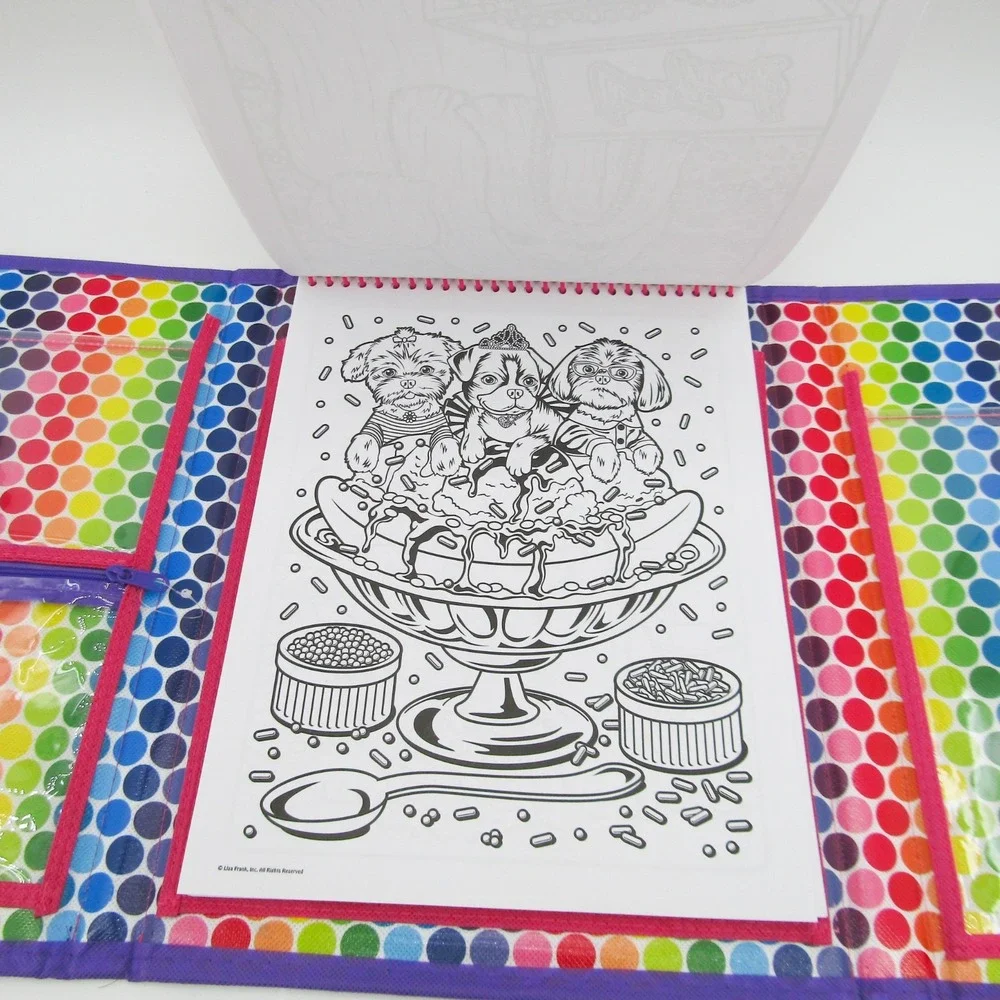 Lisa Frank tri fold